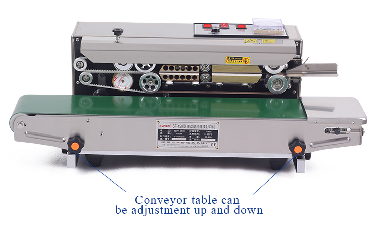 KUNBA Automatic heat sealing machine sf-150 Automatic heat sealing machine sf-150